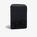 Nectrum laptop sleeve interior — stretch-mesh organizer pockets for cables, charger, and accessories