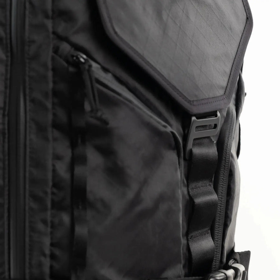Nectrum Vanta 22 EPX waterproof backpack — ECOPAK sailcloth texture close-up